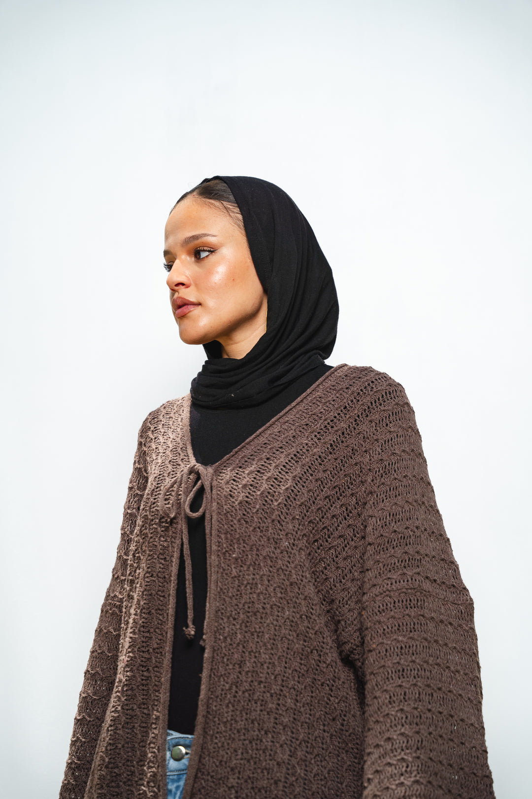 Knit Tie Cardigan