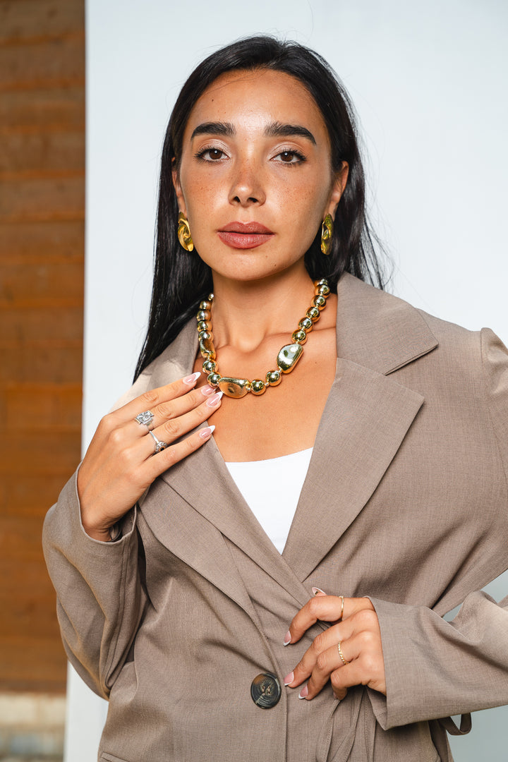 Double Collar Blazer