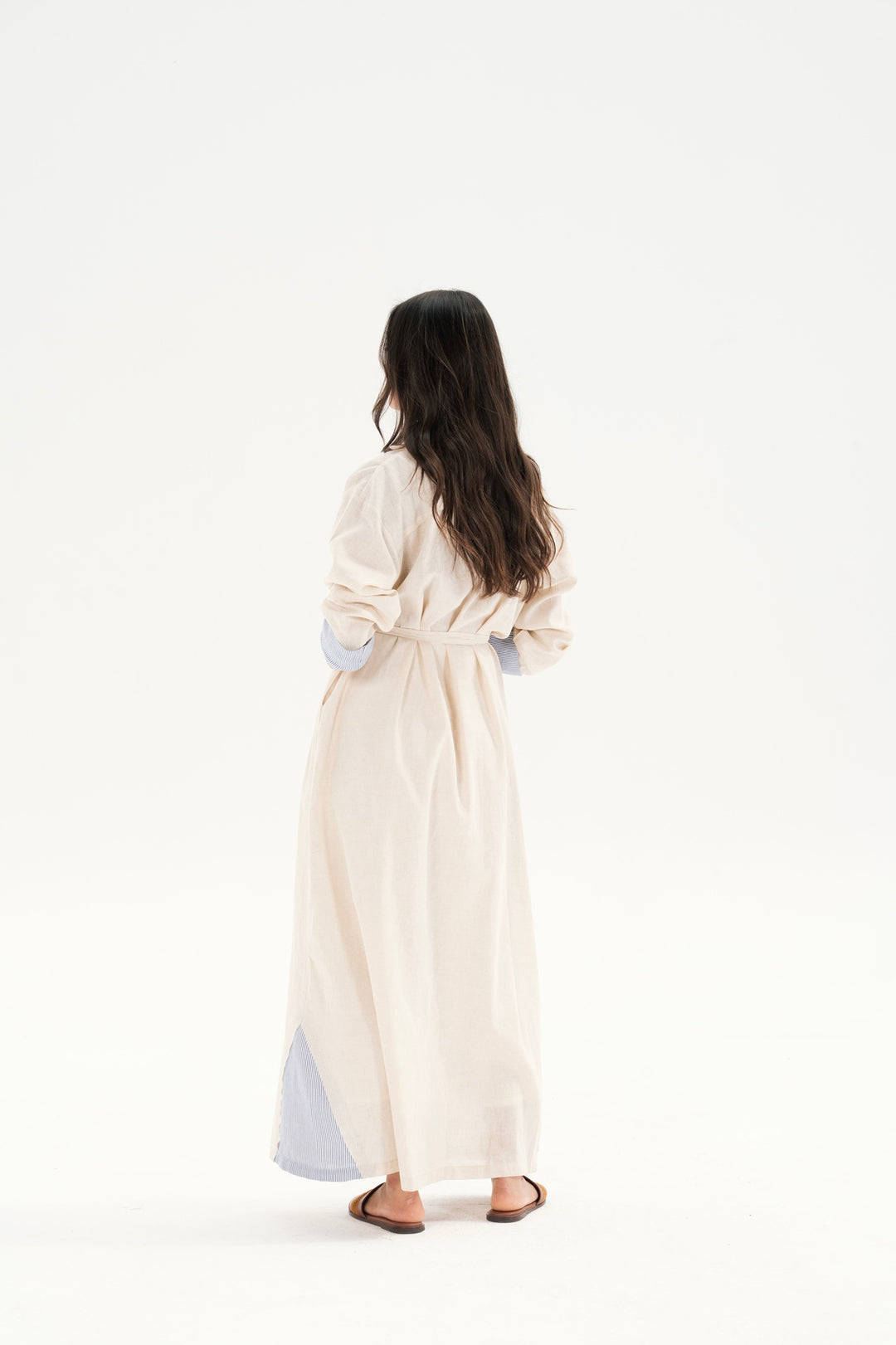 Belted Maxi Shirt Dress