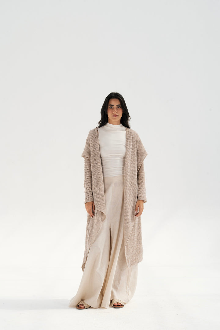 Airy Knit Longline Cardigan