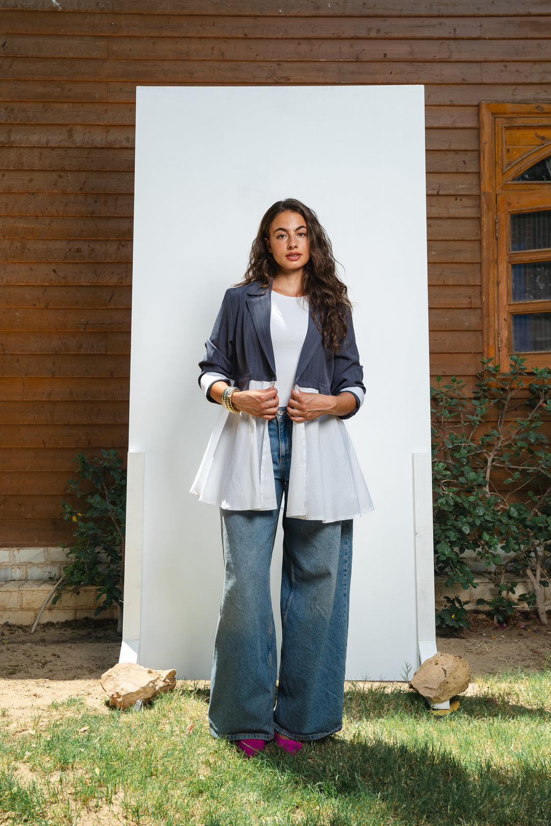 The Dual Fabric Blazer