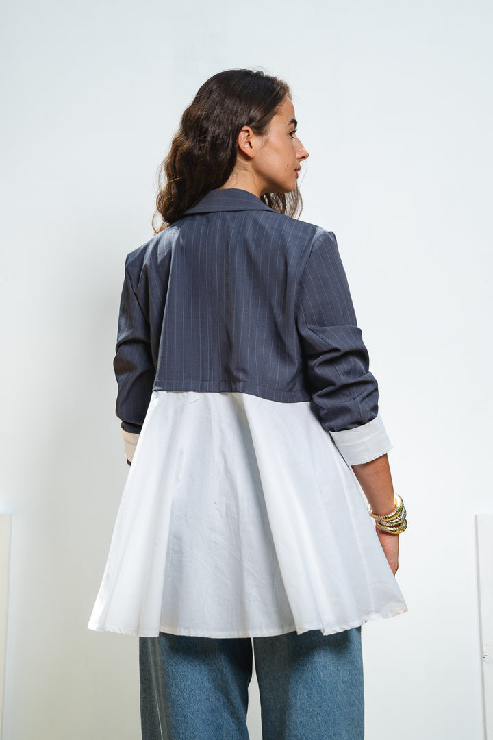 The Dual Fabric Blazer