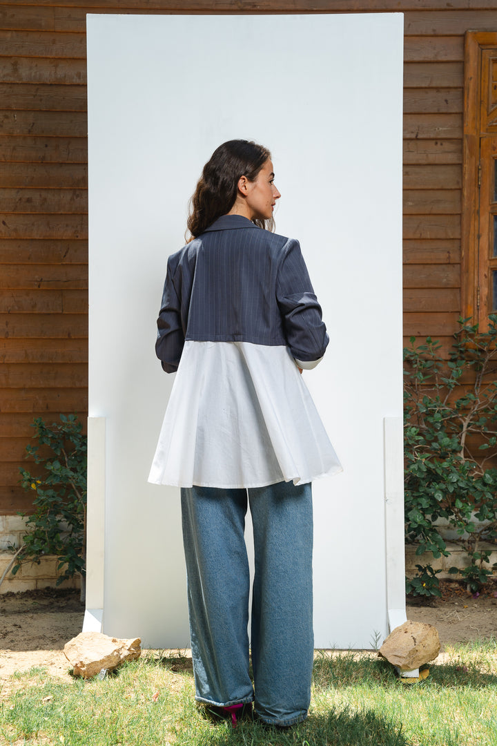 The Dual Fabric Blazer