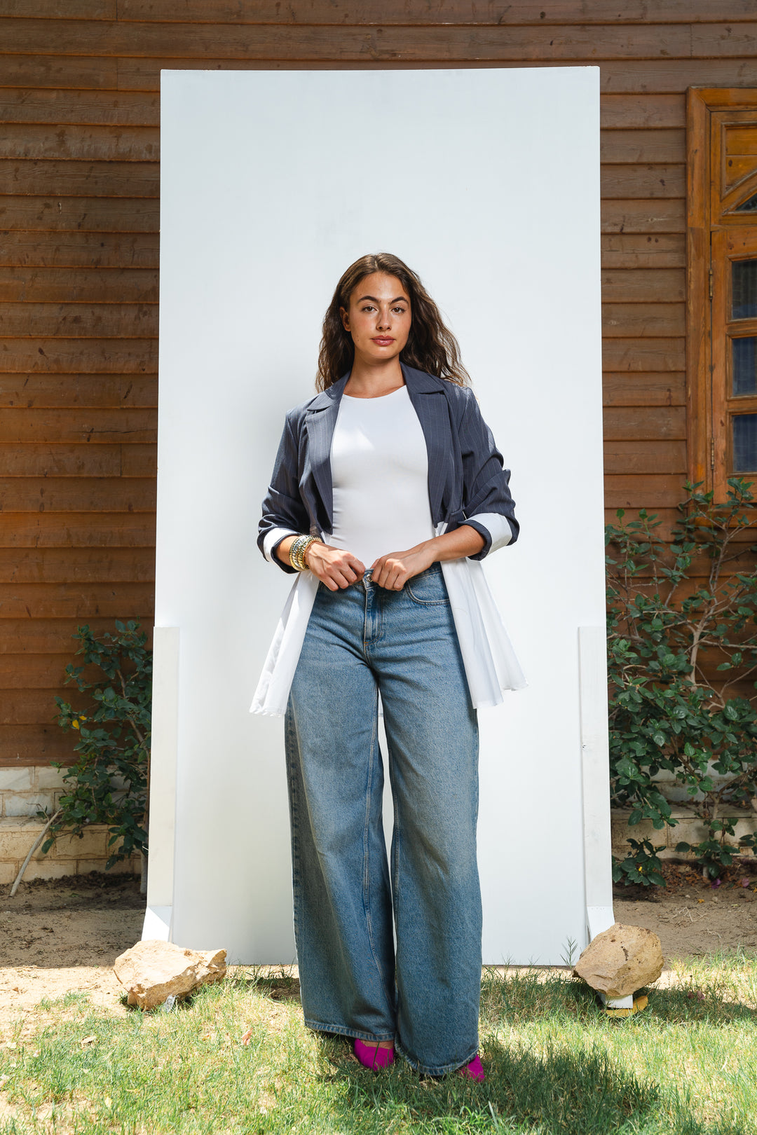 The Dual Fabric Blazer