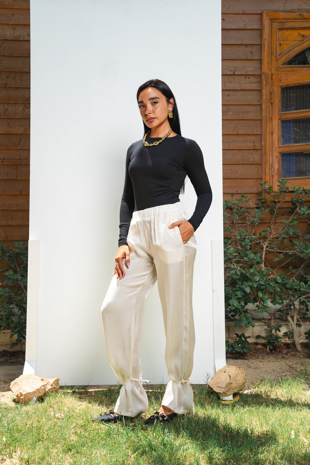 The Tie Hem Pants