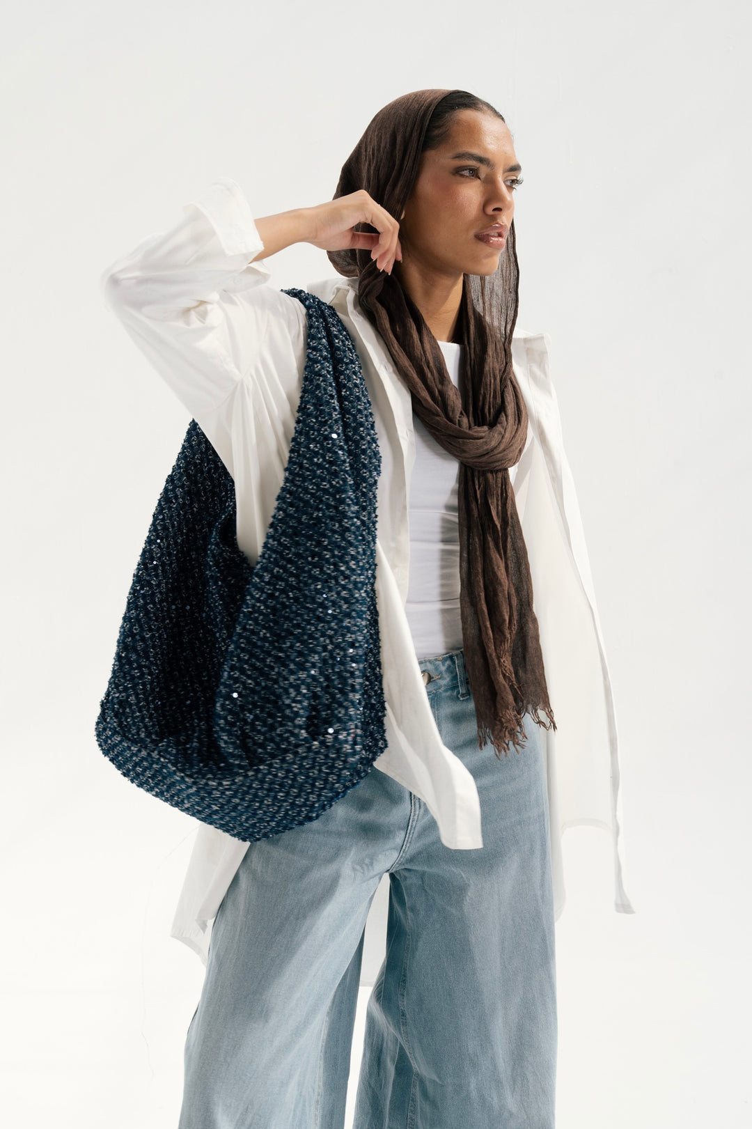 Textured Sequin Bag