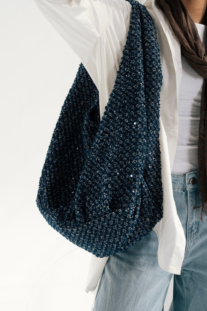 Textured Sequin Bag