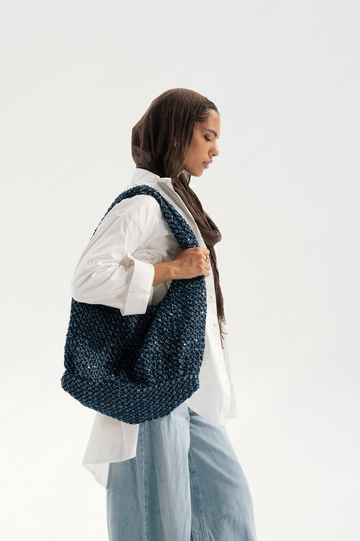 Textured Sequin Bag