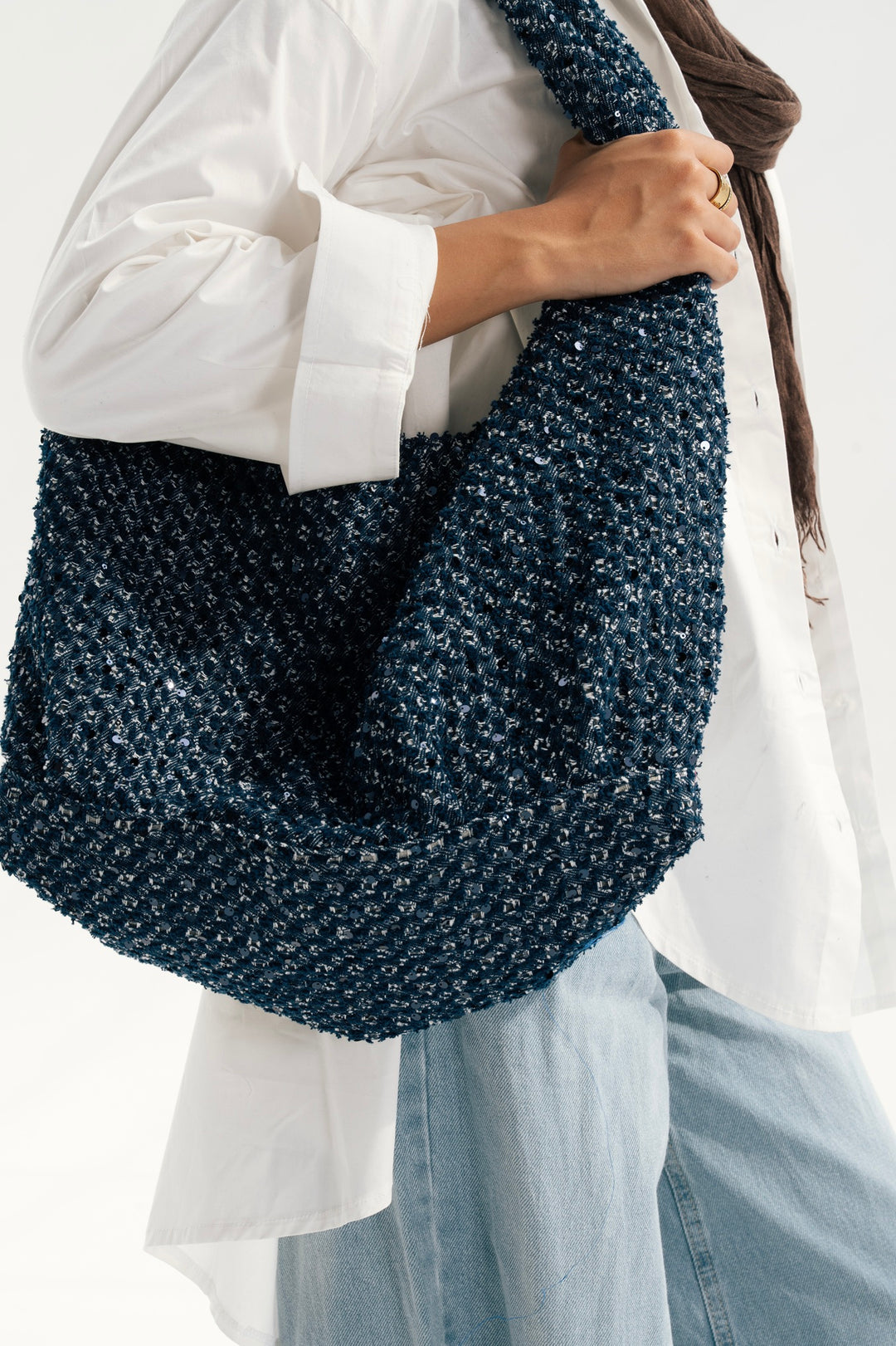 Textured Sequin Bag