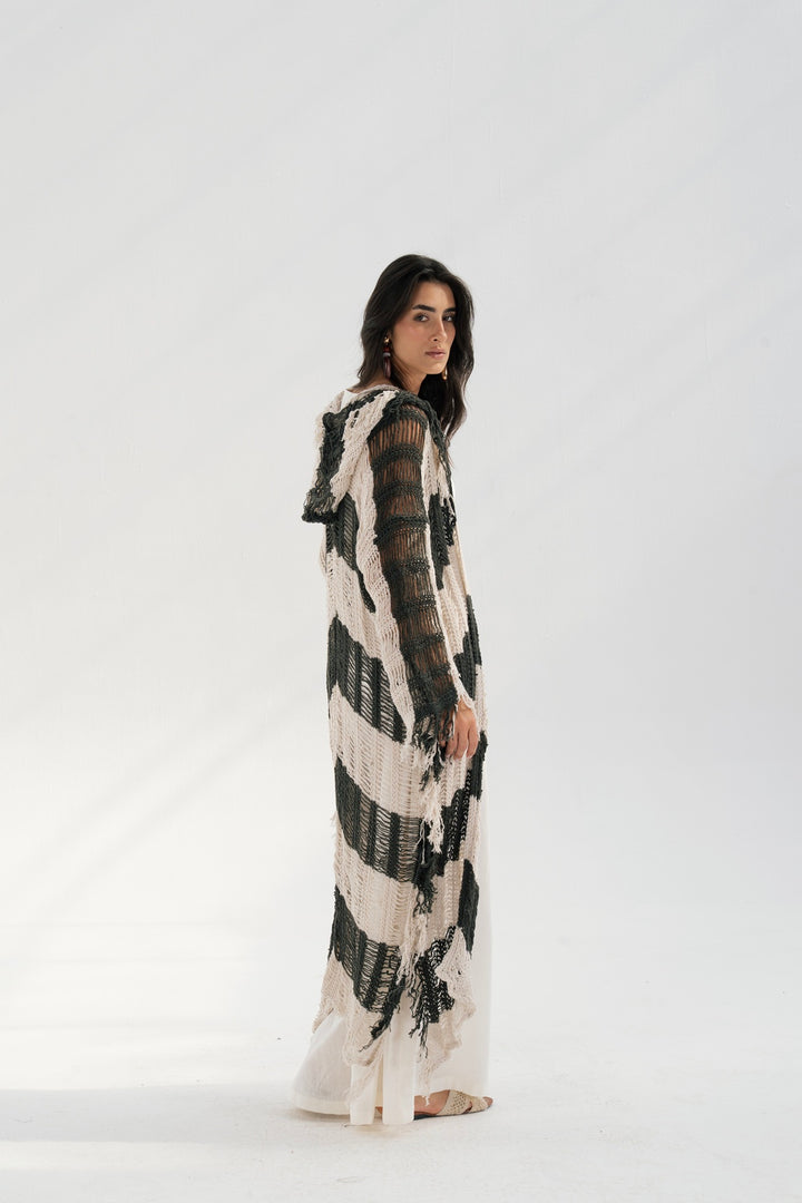 Serenity Handwoven Fringe Cardigan