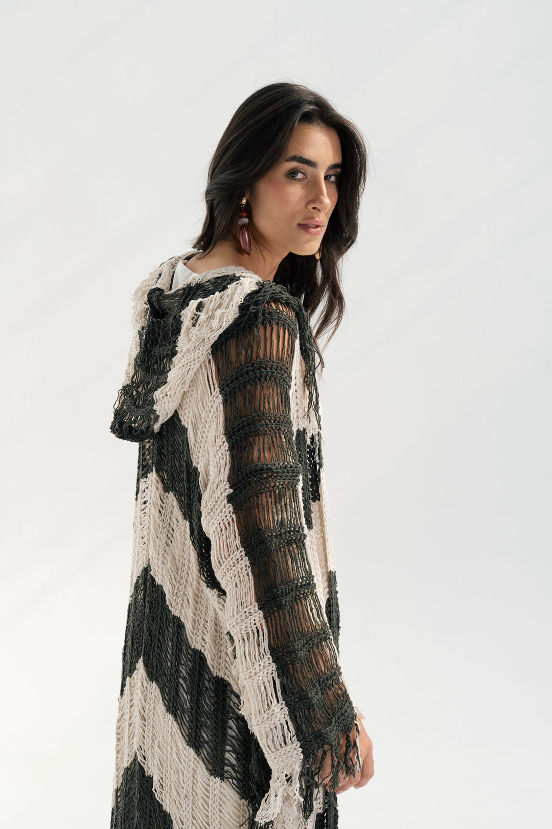 Serenity Handwoven Fringe Cardigan