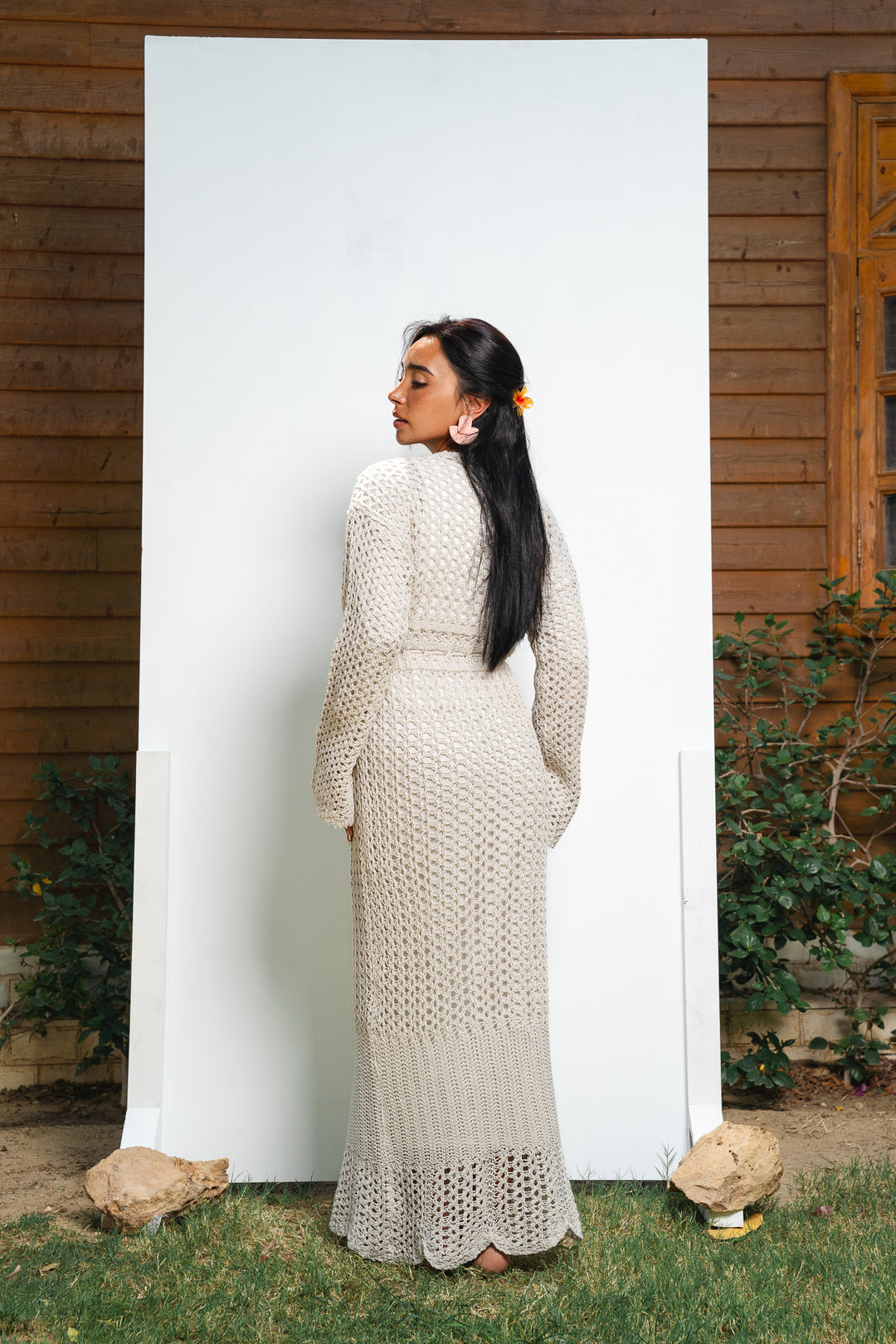 The Crochet Knit Dress (fully lined)