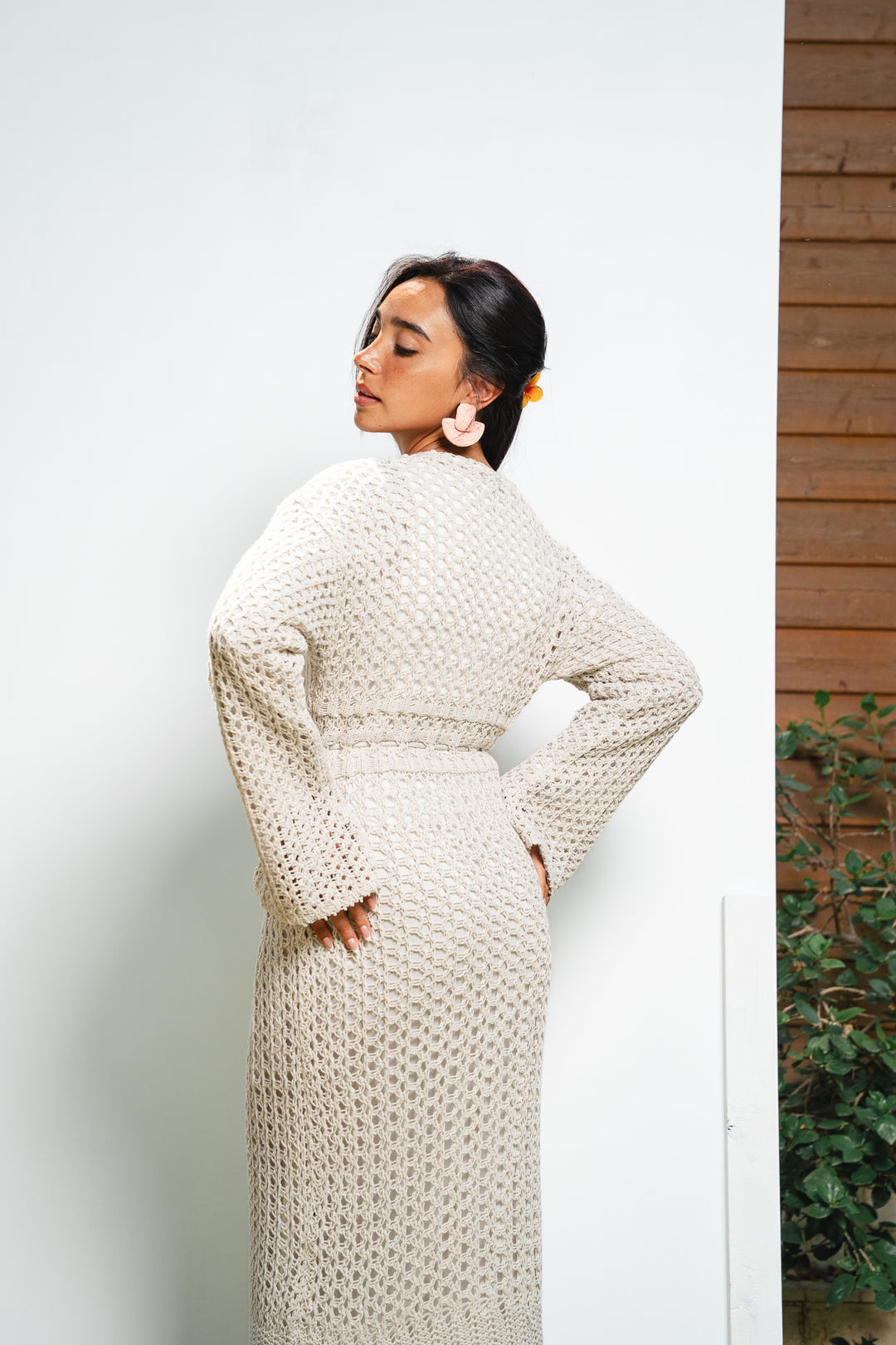 The Crochet Knit Dress (fully lined)