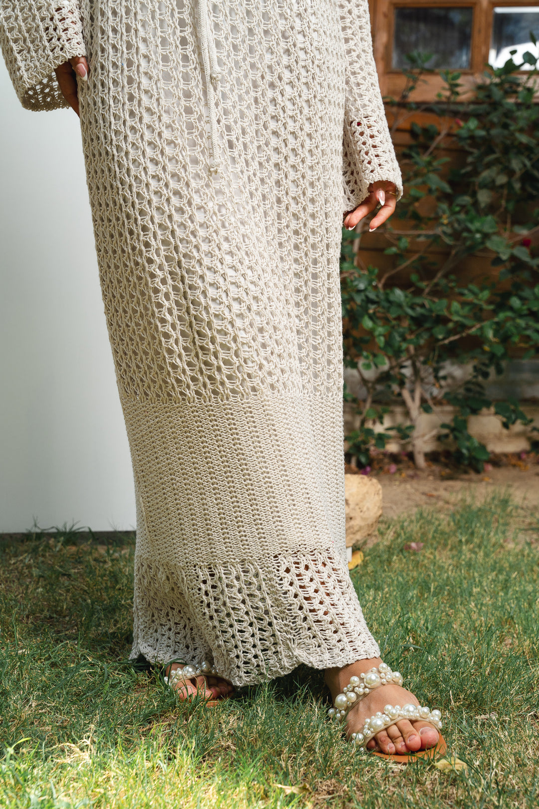 The Crochet Knit Dress (fully lined)