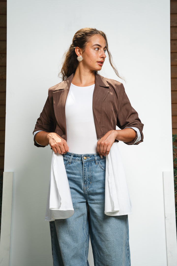 The Dual Fabric Blazer