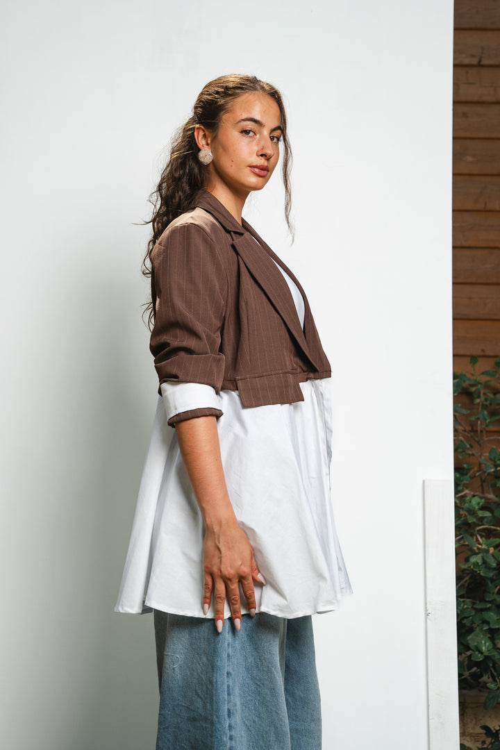 The Dual Fabric Blazer