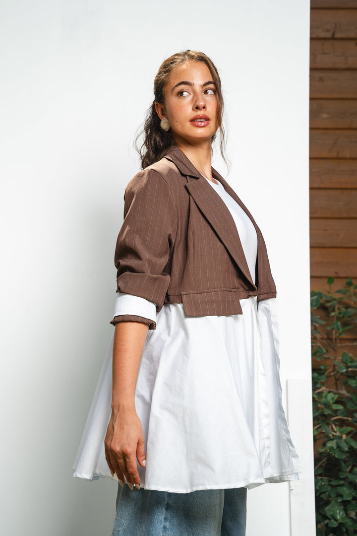 The Dual Fabric Blazer