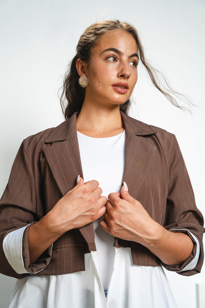 The Dual Fabric Blazer