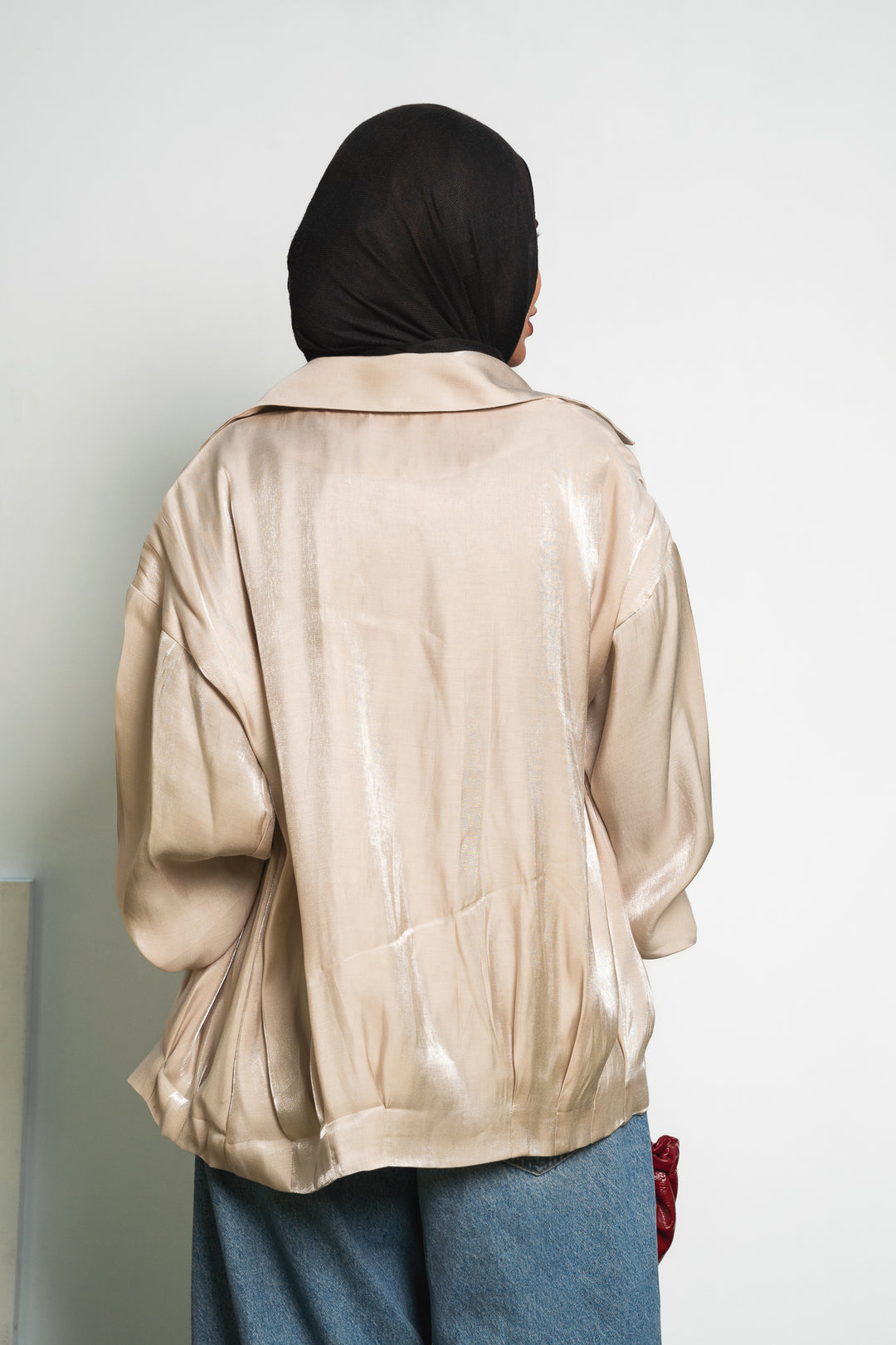 Metallic Zipper Jacket