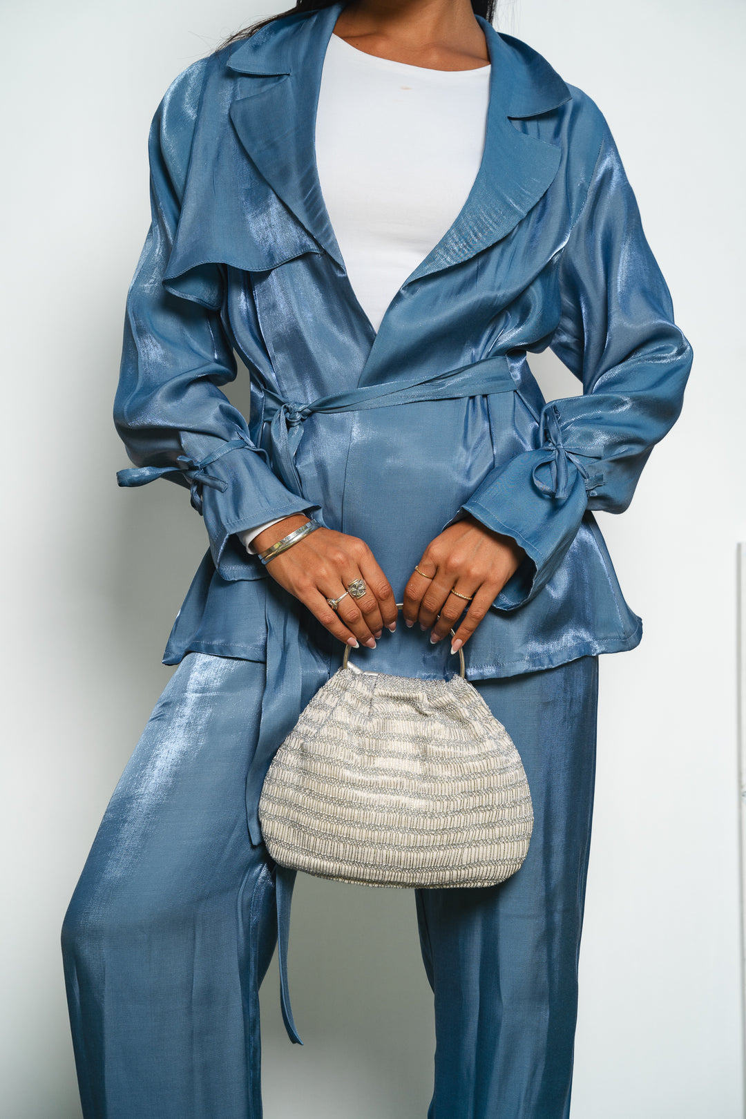 The Tie Shimmery Set