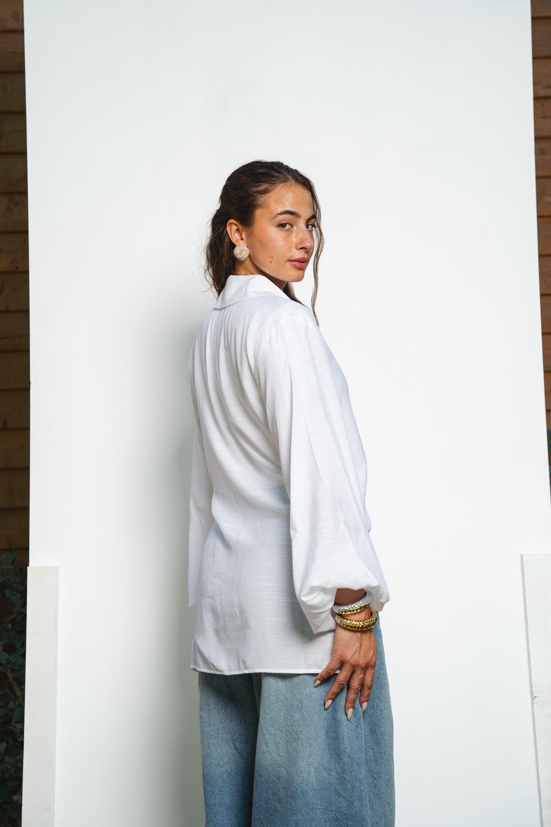 The Wrap Button Shirt