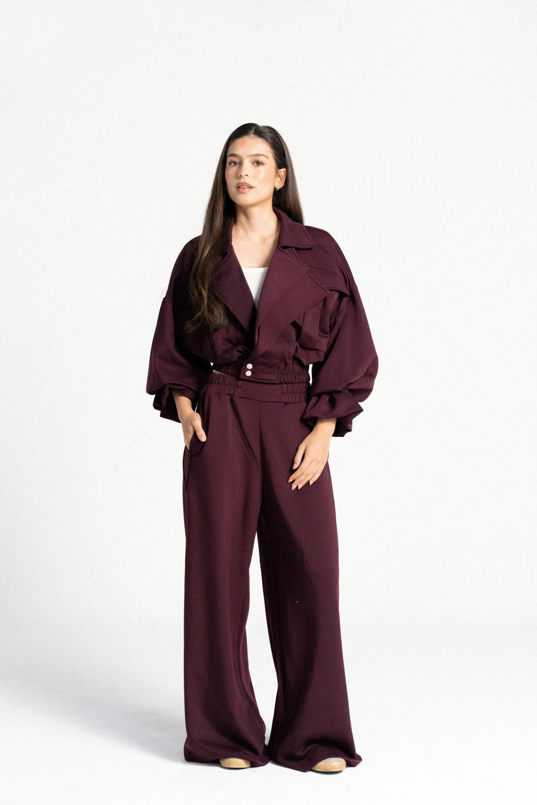 Comfy Pants - Burgundy
