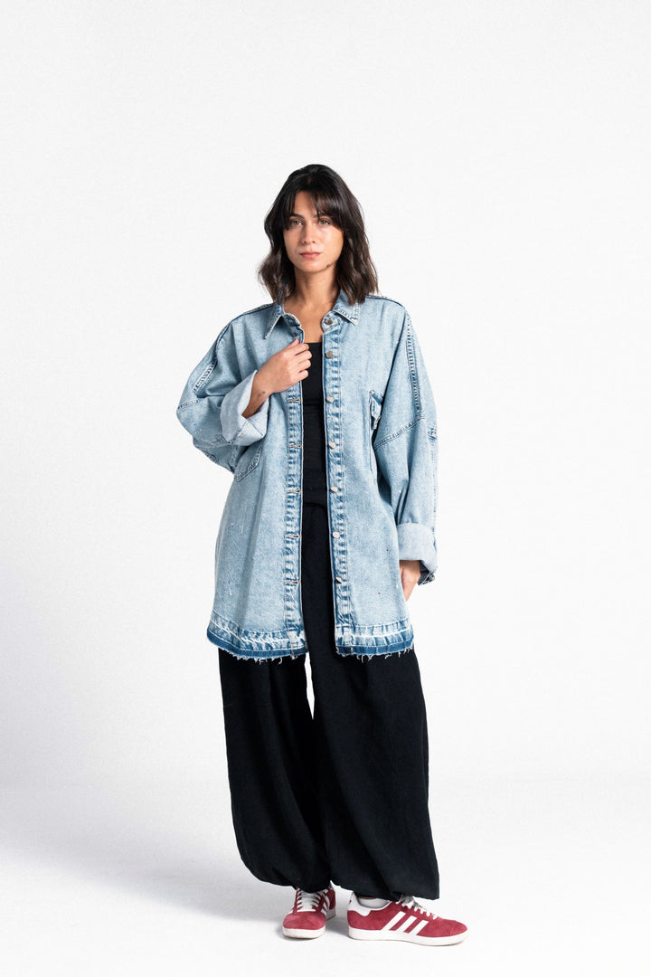 Splash It Up Denim Shirt