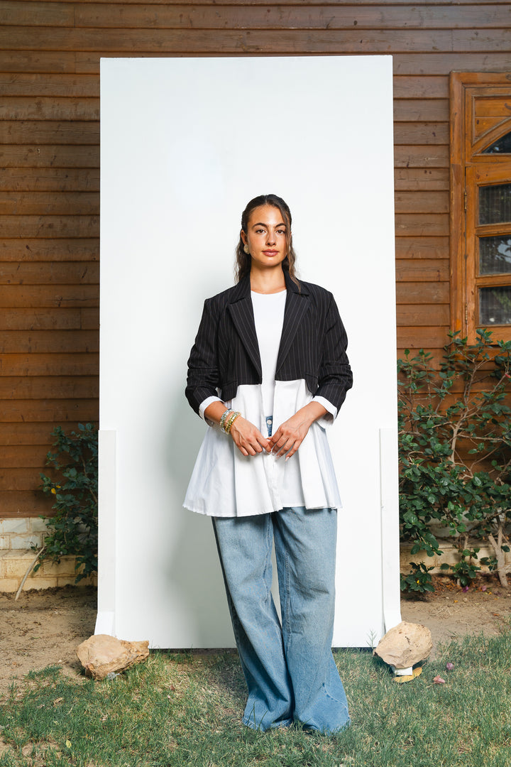 The Dual Fabric Blazer