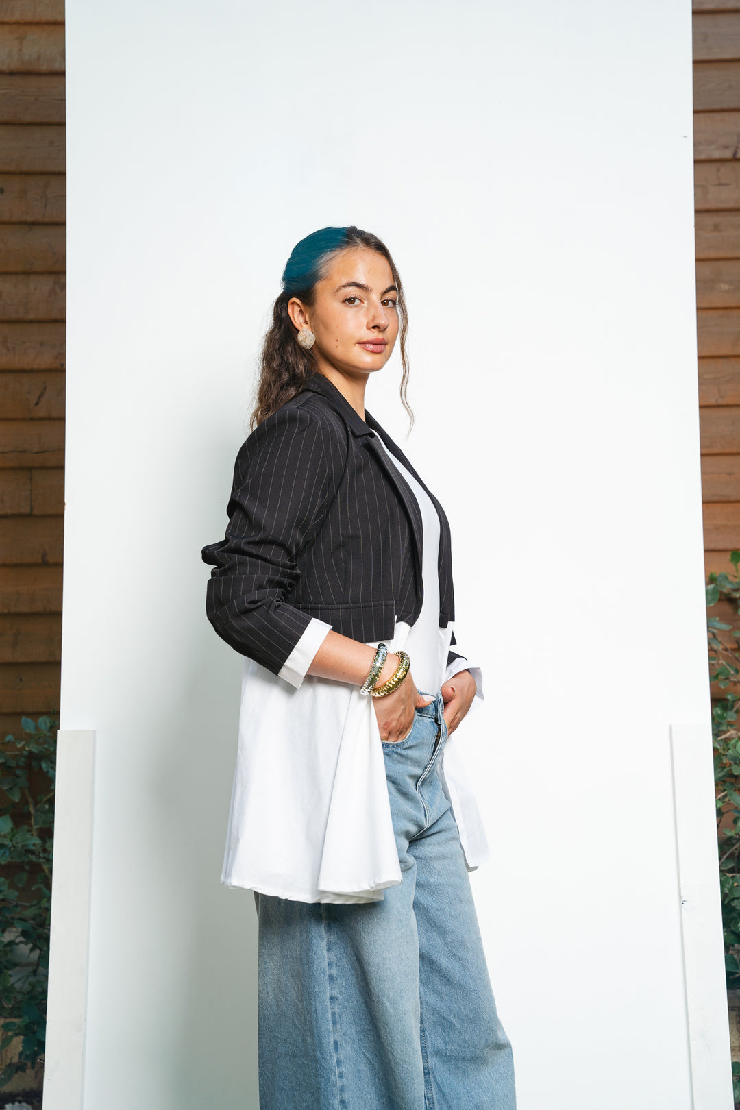 The Dual Fabric Blazer