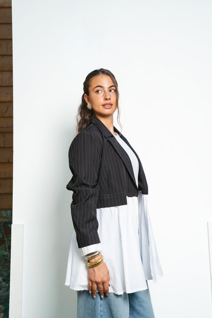 The Dual Fabric Blazer