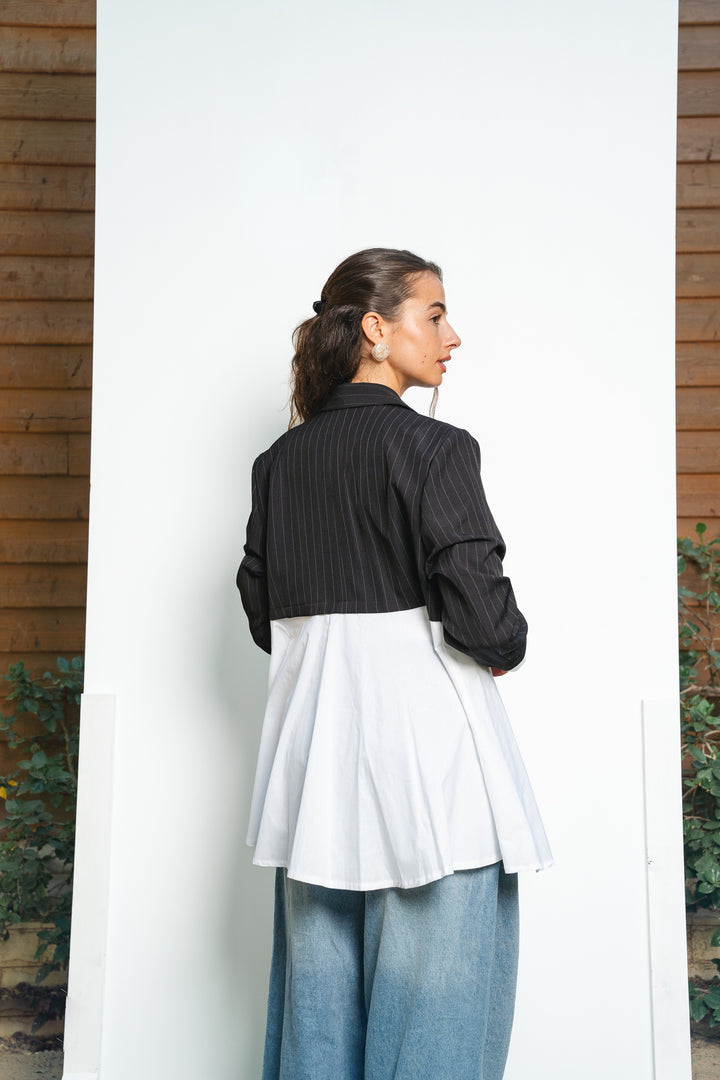 The Dual Fabric Blazer