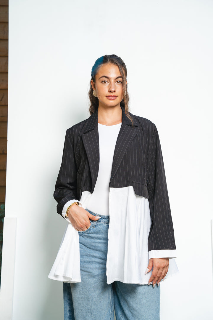 The Dual Fabric Blazer