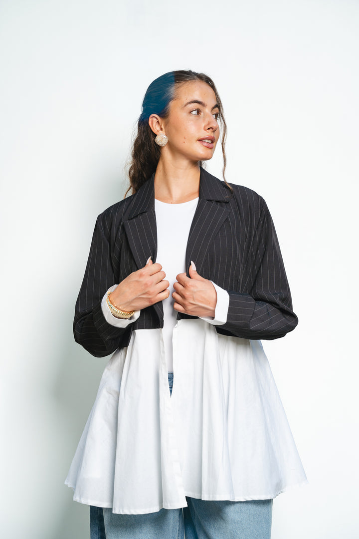 The Dual Fabric Blazer