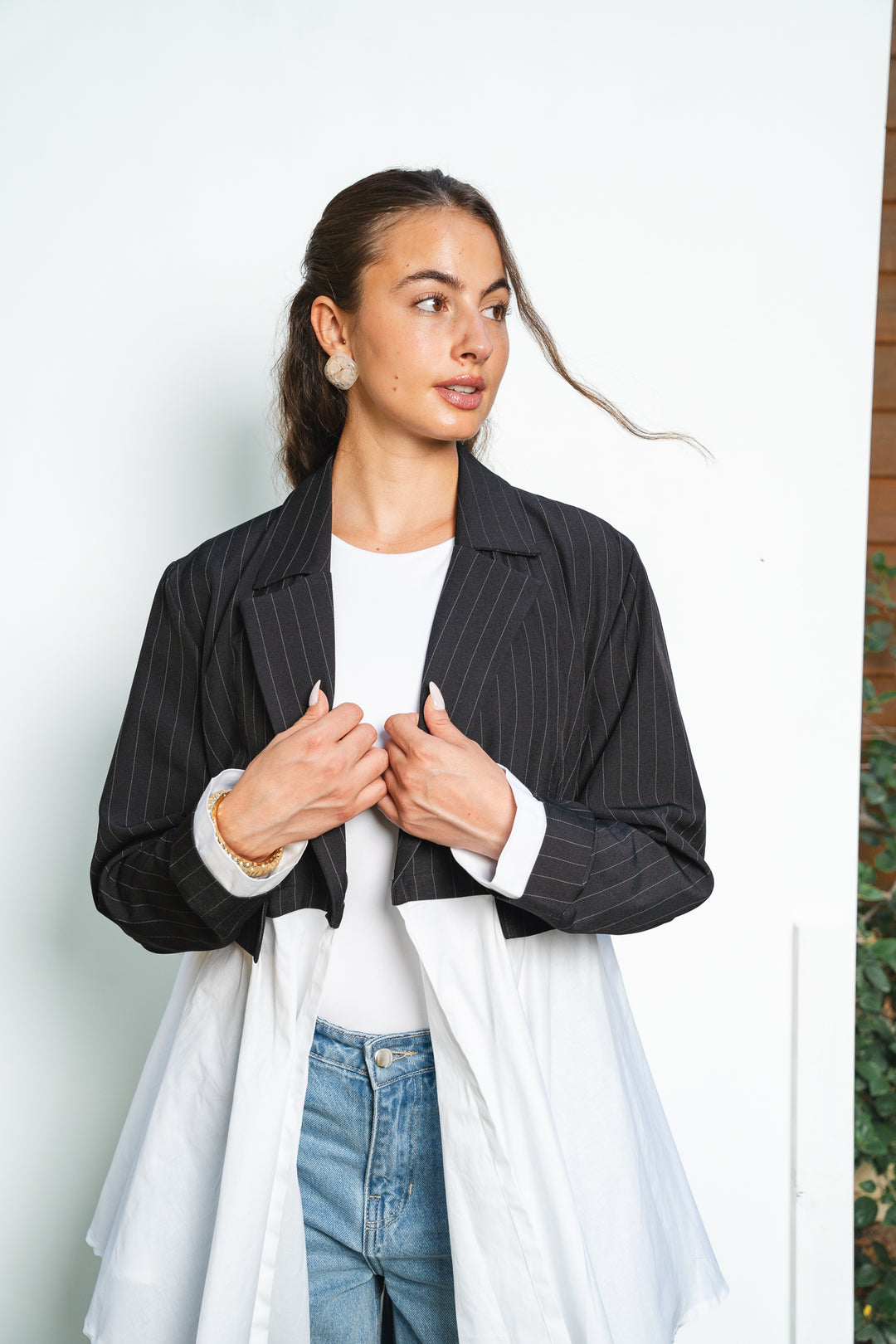 The Dual Fabric Blazer
