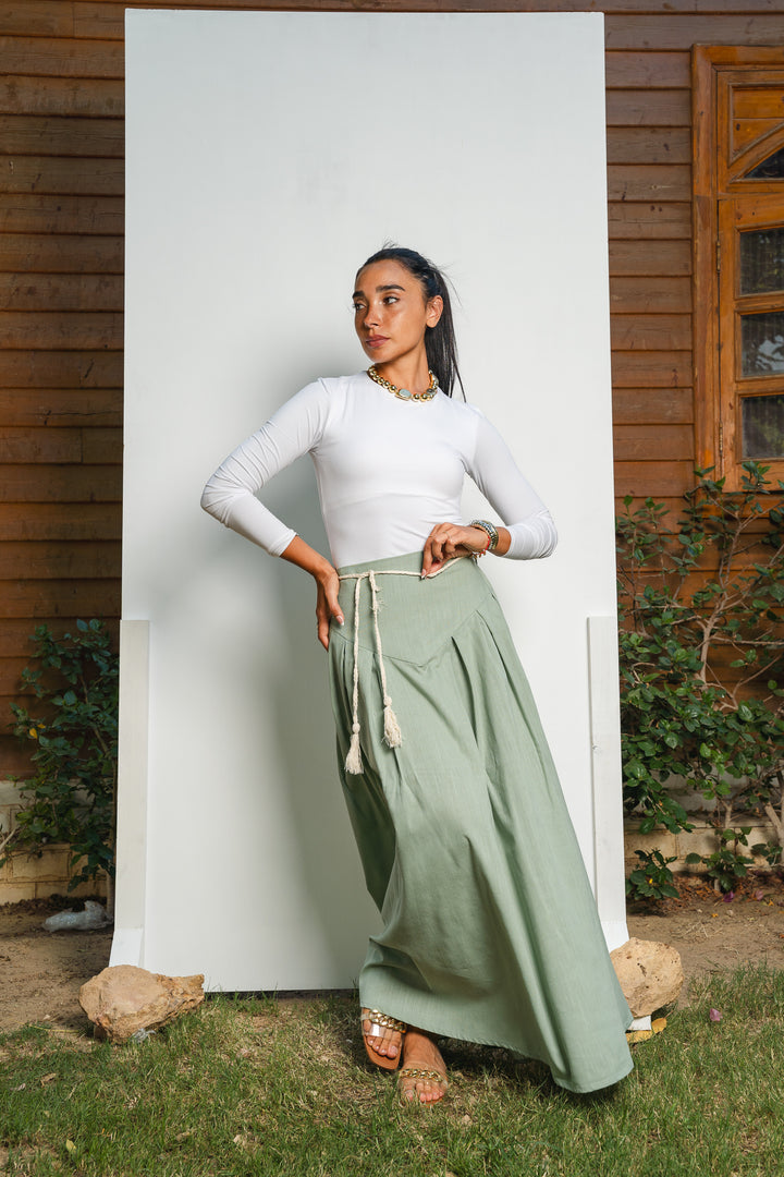The Braided Waist Skirt