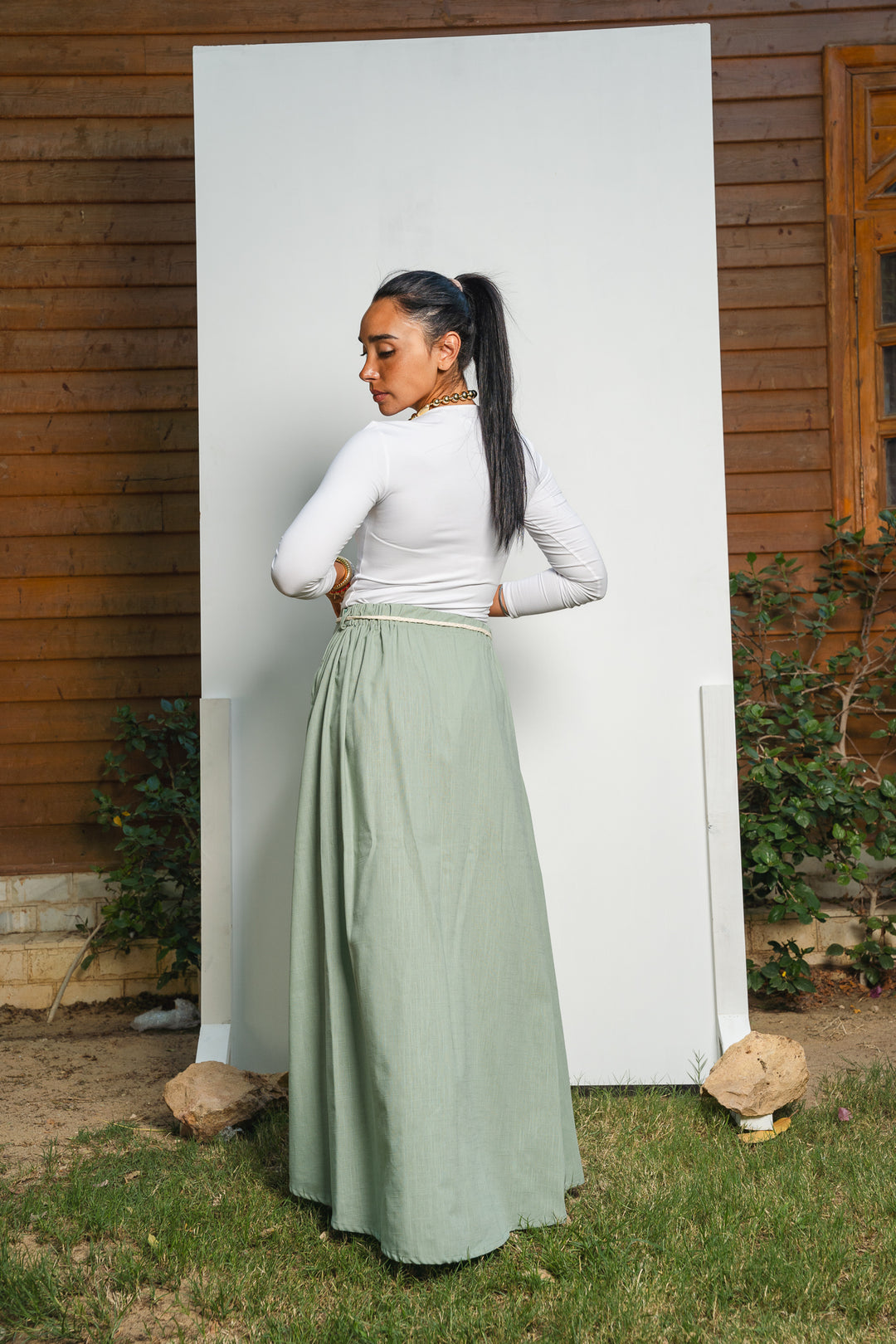 The Braided Waist Skirt