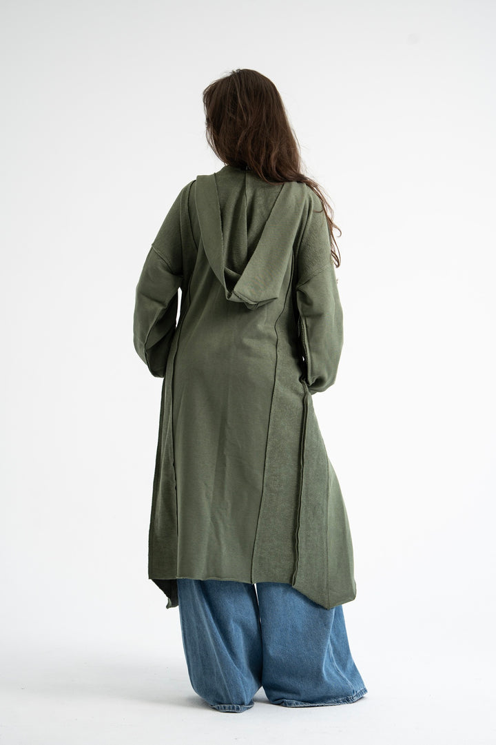 The Duster Cardigan - Olive