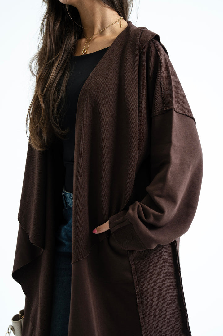 The Duster Cardigan - Brown