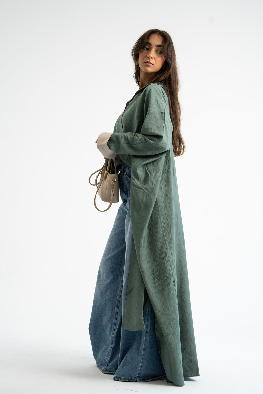 Ease Wrap Shirt - Olive