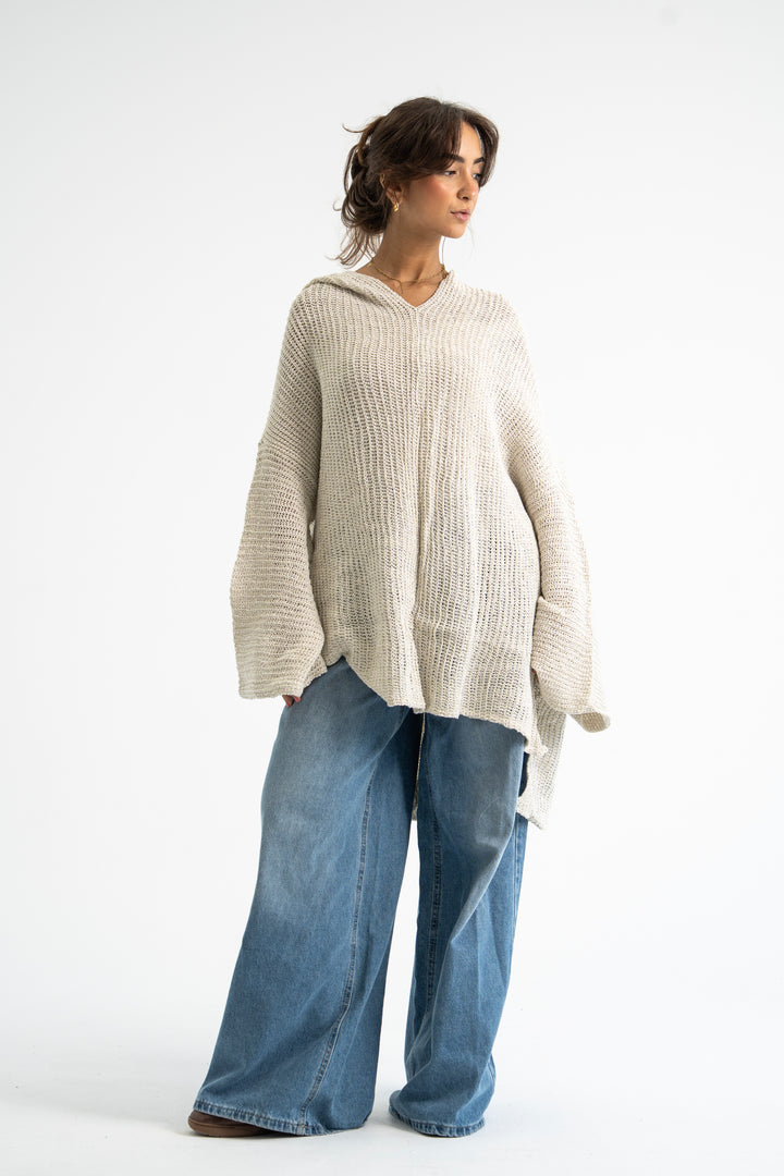 Loom Pullover - Beige