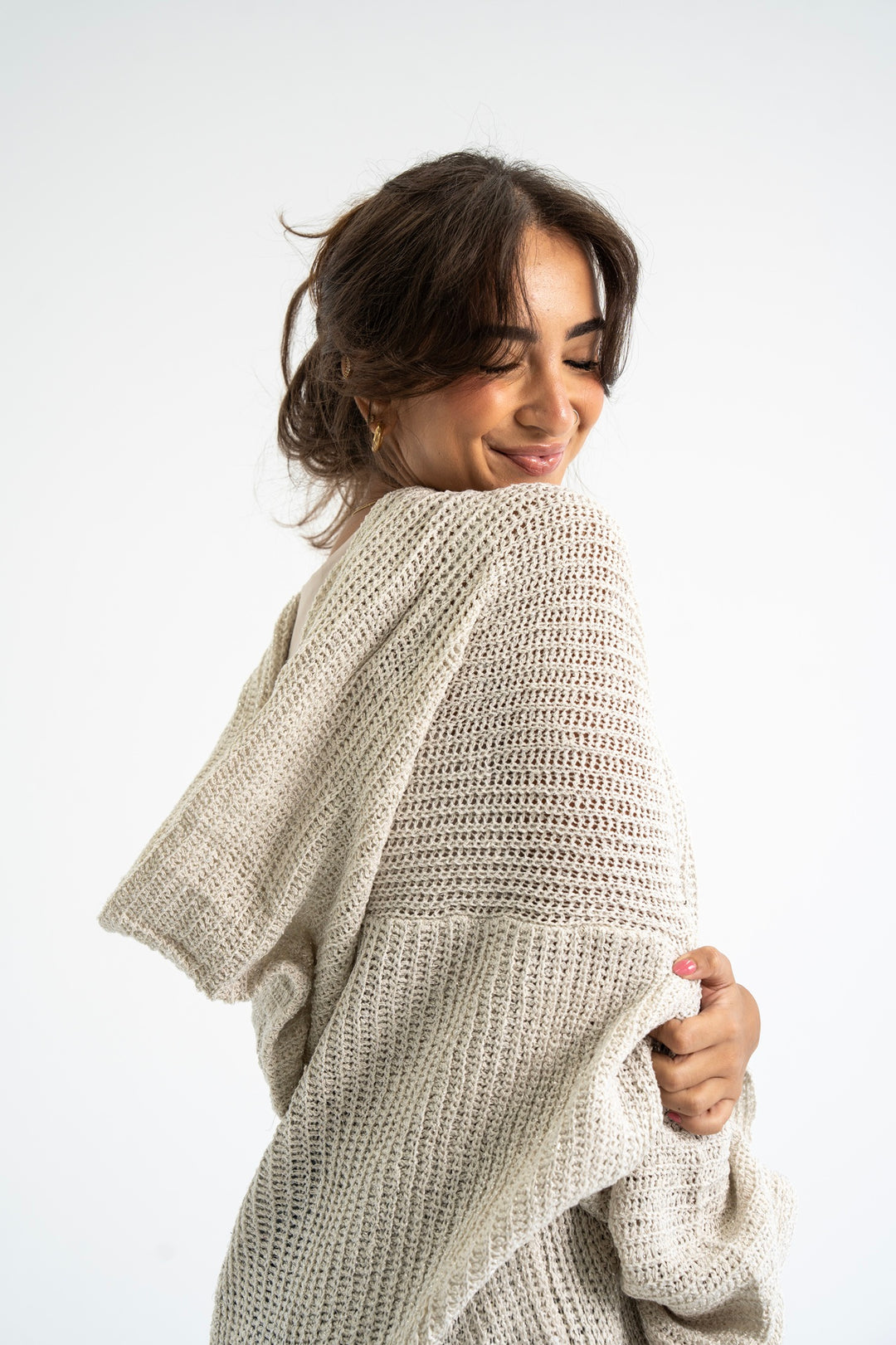 Loom Pullover - Beige