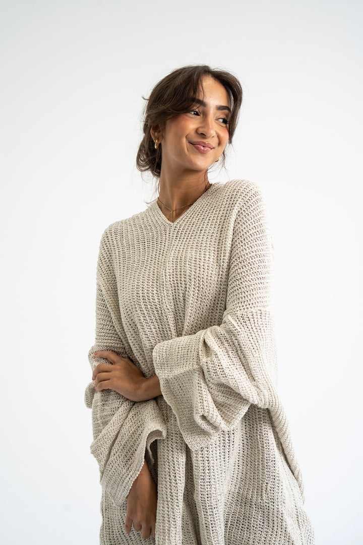 Loom Pullover - Beige