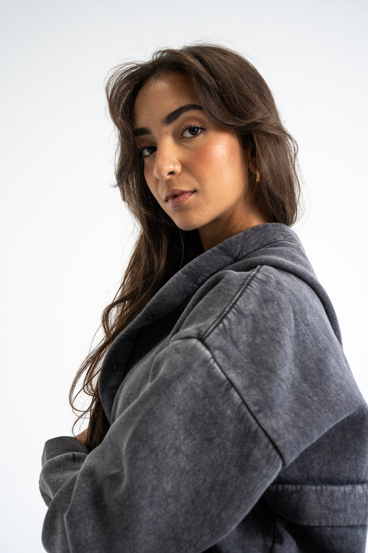 Stone Oversized Jacket