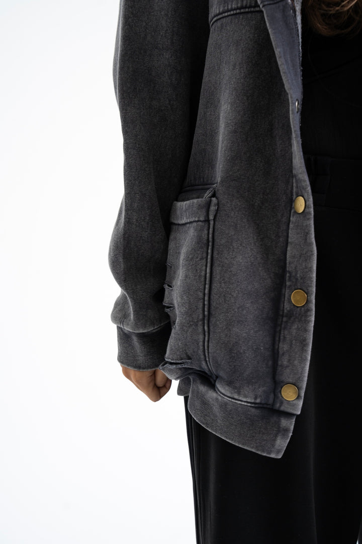 Stone Oversized Jacket
