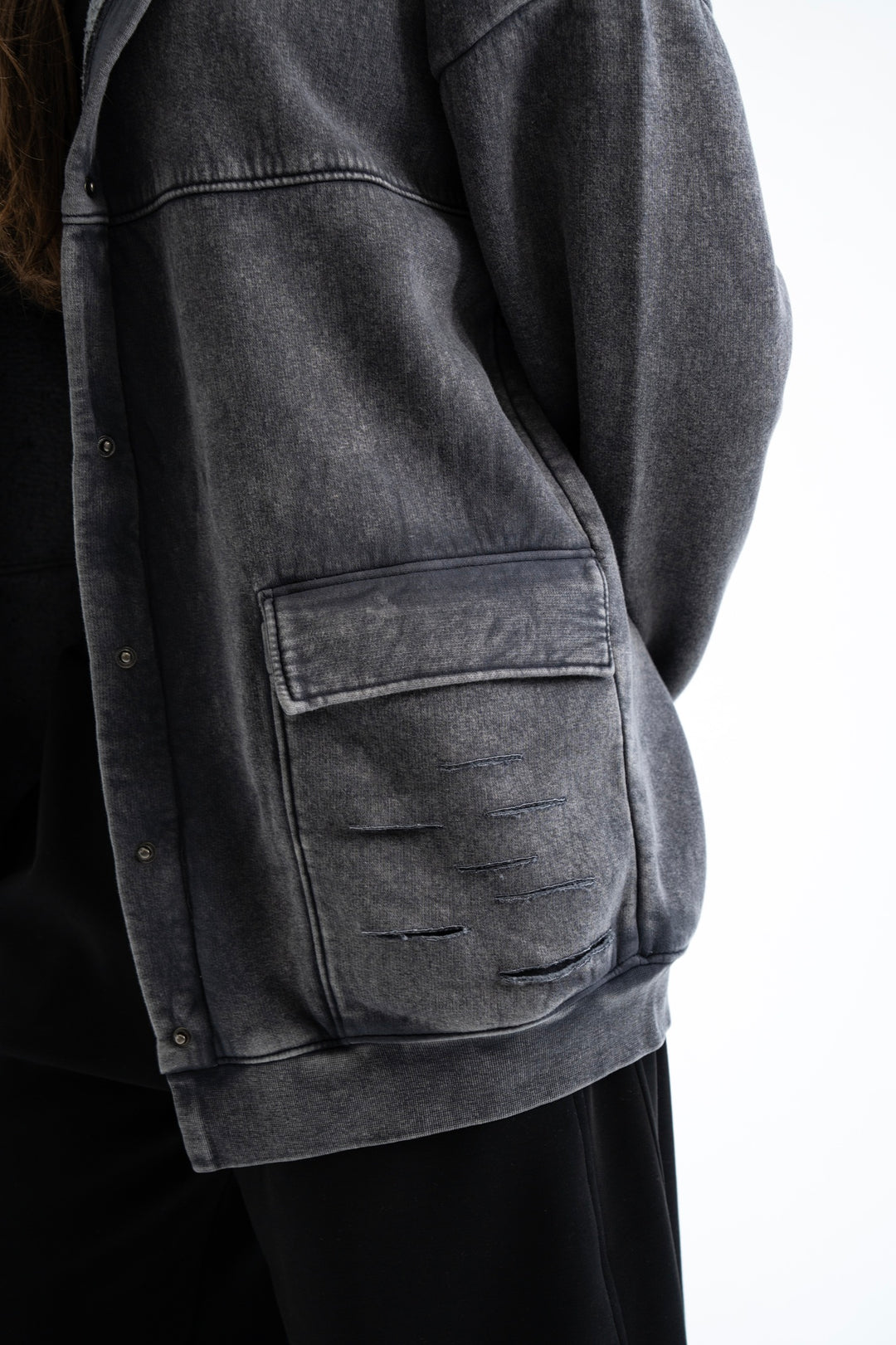 Stone Oversized Jacket