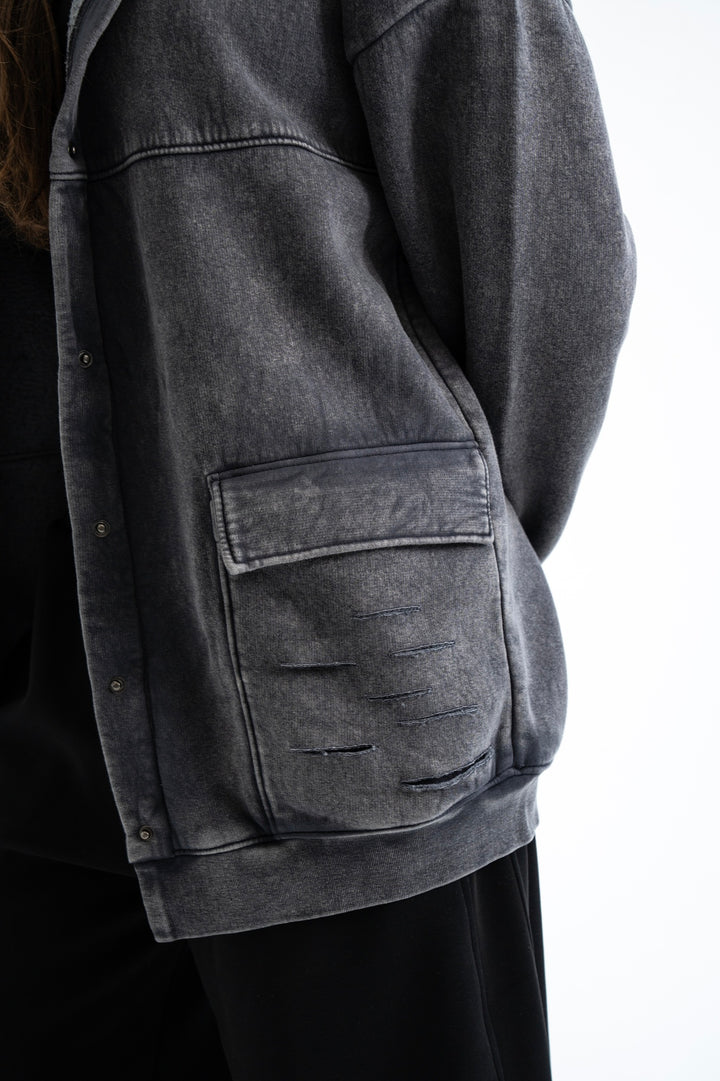 Stone Oversized Jacket