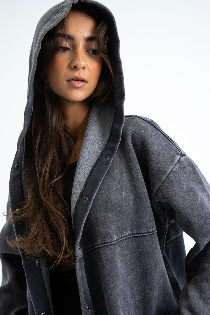 Stone Oversized Jacket