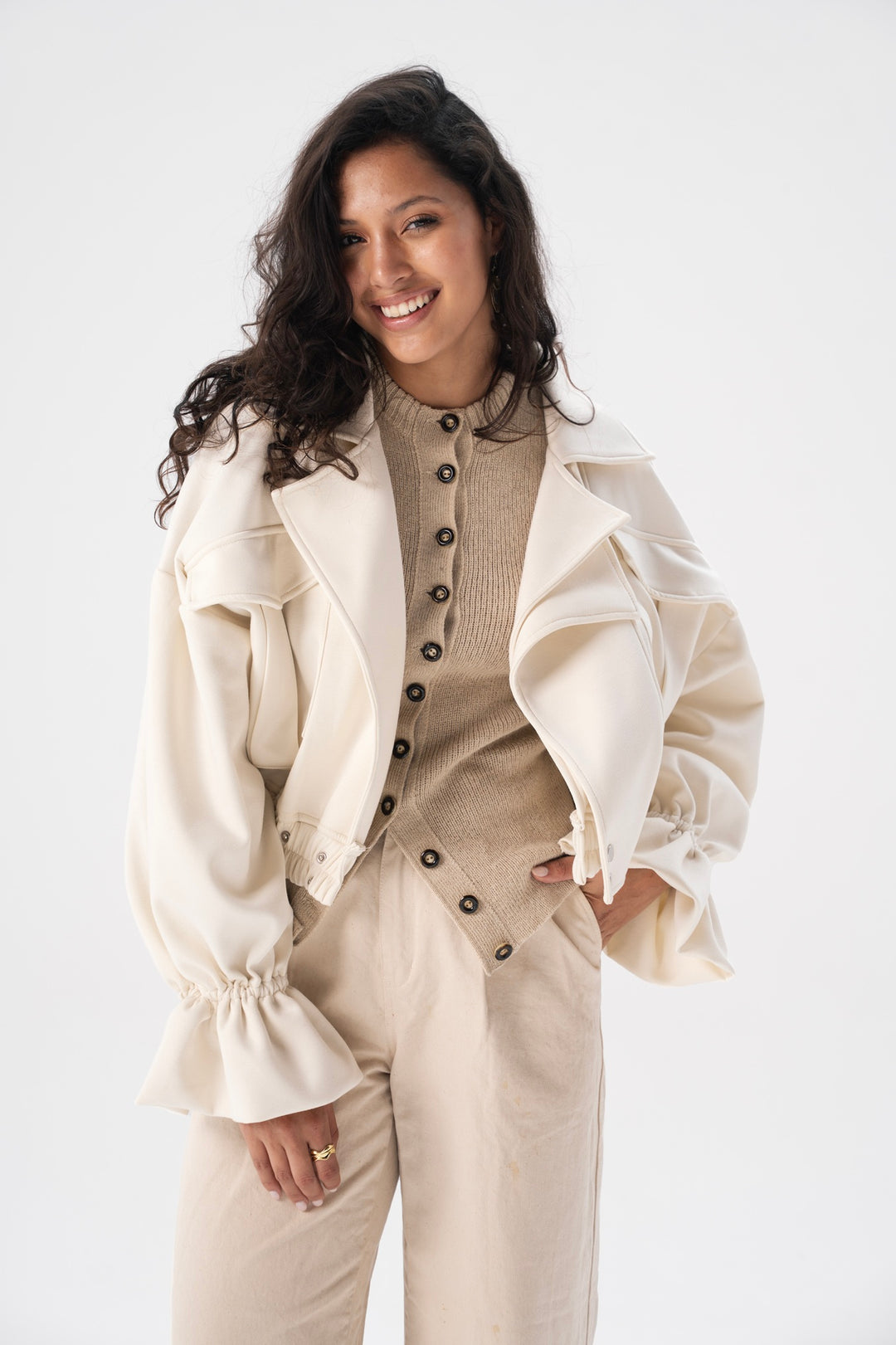 The Winter Cuff Cropped Jacket