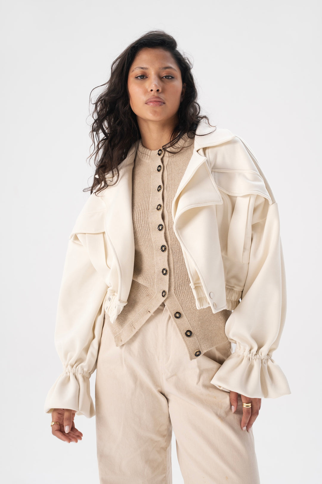 The Winter Cuff Cropped Jacket