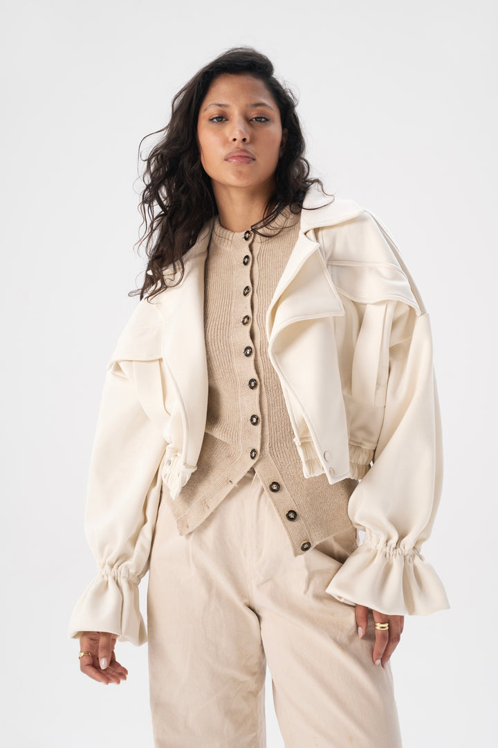 The Winter Cuff Cropped Jacket